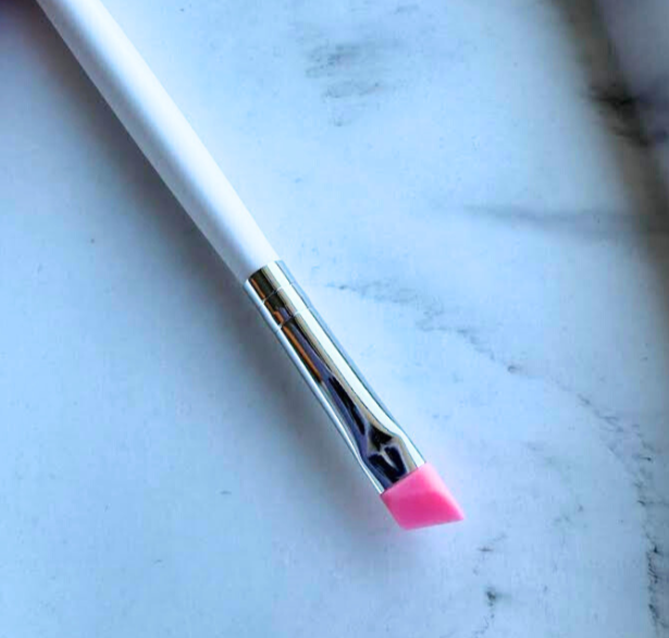 SILISCON LASH LIFT BRUSH WHITE & LIGHT PINK HEAD