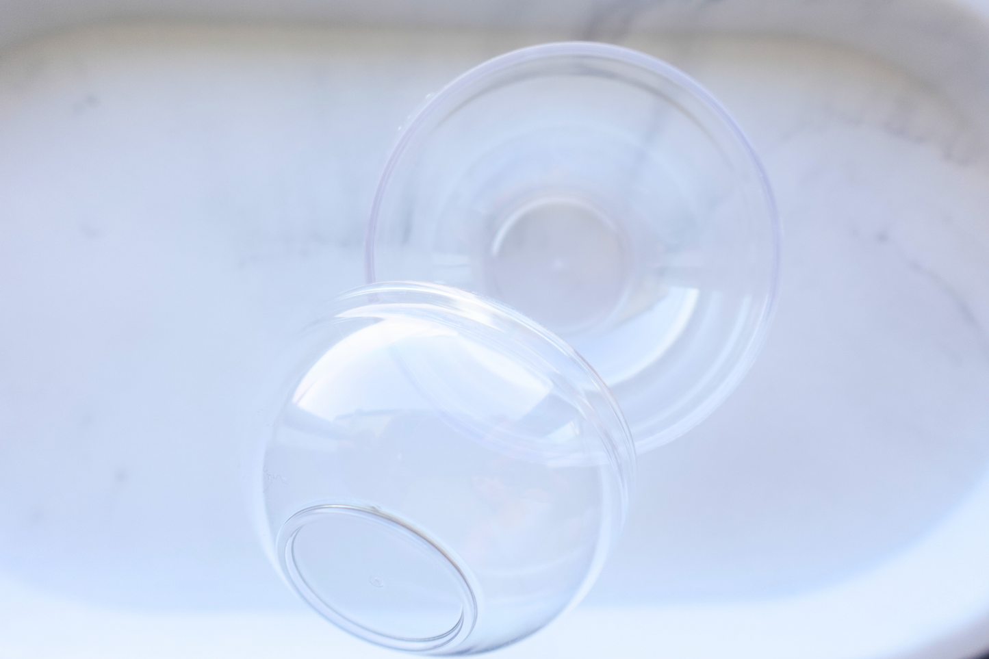 Plastic Clear Brow Dye Mixing Dish